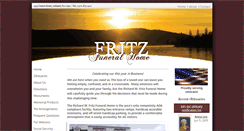 Desktop Screenshot of fritzfuneralhome.com