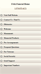 Mobile Screenshot of fritzfuneralhome.com